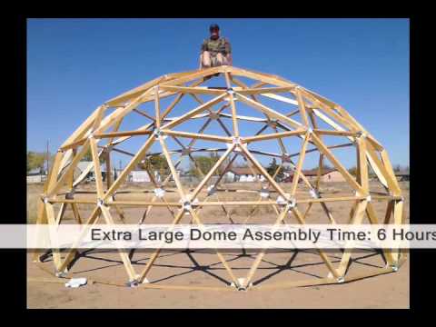 wood geodesic dome calculator